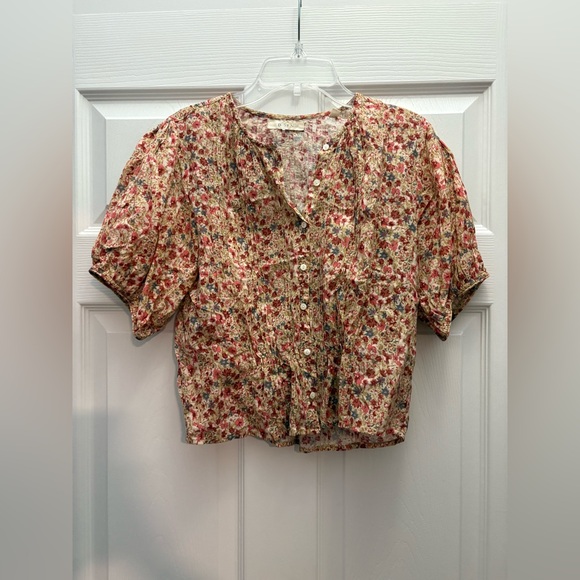 DOEN Narcissa Top in Pink Valley Floral - Picture 8 of 12